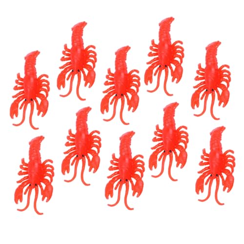 WEKAMOS 25 Stück Teiliges Witzige Mini Lobster aus Weichem Verschleißfestes Lernspielzeug für Tragbare Kleine Krabbenfiguren für Spiel und Dekoration von WEKAMOS