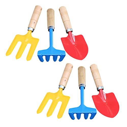 WEKAMOS 2Sätze Bunte Gartenwerkzeuge für Teiliges mit Schaufel und Rechen für Gartenarbeit Farbenfrohes Design Leicht und Sicher für Kleine Hände WEKAMOS 2Sätze Bunte Gartenwerkzeuge für Teiliges mit Schaufel und Rechen für Gartenarbeit Farbenfrohes Design Leicht und Sicher für Kleine Hände von WEKAMOS
