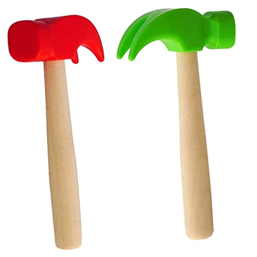 WEKAMOS 2Stücke Hammer Roter Holzhammer für Fantasievolles Leicht und Robust für Kleine Handwerker Fördert Motorik und Koordination WEKAMOS 2Stücke Hammer Roter Holzhammer für Fantasievolles Leicht und Robust für Kleine Handwerker Fördert Motorik und Koordination von WEKAMOS