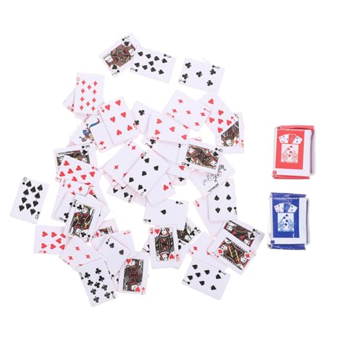 WEKAMOS 2Stücke Kleines Pokerkartenspiel Für Erwachsene Für Puppenhaus Für Home Bar Und Büro Zufälliger Stil WEKAMOS 2Stücke Kleines Pokerkartenspiel Für Erwachsene Für Puppenhaus Für Home Bar Und Büro Zufälliger Stil von WEKAMOS