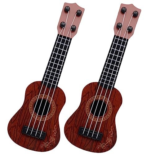WEKAMOS 2Stücke Ukulele Saitige Gitarre für Anfänger Lerninstrument für Jungen Kunststoff für Kreative Spielstunden und Musikalische WEKAMOS 2Stücke Ukulele Saitige Gitarre für Anfänger Lerninstrument für Jungen Kunststoff für Kreative Spielstunden und Musikalische von WEKAMOS