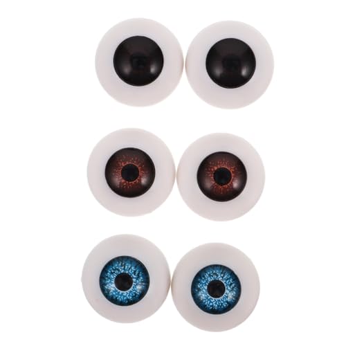 WEKAMOS 3 Paare Puppenaugen Kuscheltier Augen Für Handwerk Augen Für Häkeltiere Augäpfel Zum Basteln Kleine Augen Zum Basteln Sicherheitsaugen Für Stofftiere Kleine Augäpfel Plastik WEKAMOS 3 Paare Puppenaugen Kuscheltier Augen Für Handwerk Augen Für Häkeltiere Augäpfel Zum Basteln Kleine Augen Zum Basteln Sicherheitsaugen Für Stofftiere Kleine Augäpfel Plastik von WEKAMOS