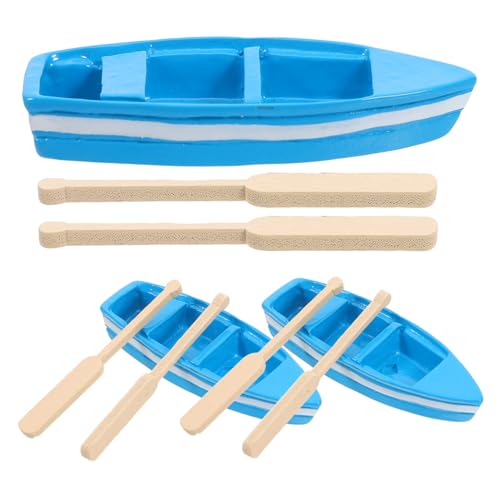 WEKAMOS 3 Sätze Teiliges Resin Miniatur Boot Modell Realistische Landschaftsdekoration mit Farbiger Oberfläche Langlebig und Formstabil für Garten Balkon Blumentopf und Outdoor Deko WEKAMOS 3 Sätze Teiliges Resin Miniatur Boot Modell Realistische Landschaftsdekoration mit Farbiger Oberfläche Langlebig und Formstabil für Garten Balkon Blumentopf und Outdoor Deko von WEKAMOS