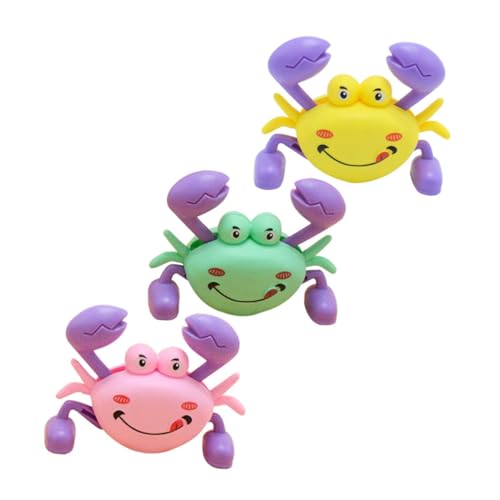 WEKAMOS 3 Stück Aufziehspielzeug für Kinder Interaktives Krabbenspielzeug aus Kunststoff Lustiges Uhrwerkspielzeug für Kleinkinder Fördert die Koordination WEKAMOS 3 Stück Aufziehspielzeug für Kinder Interaktives Krabbenspielzeug aus Kunststoff Lustiges Uhrwerkspielzeug für Kleinkinder Fördert die Koordination von WEKAMOS