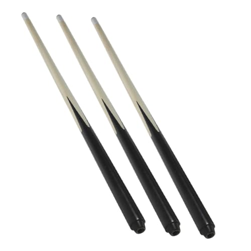 WEKAMOS 3 Stück Billard Queue Teilig aus Hartholz Kurze Mini Pool Sticks mit Glatter Oberfläche Sicher für Langlebig Training von Fokus und Koordination WEKAMOS 3 Stück Billard Queue Teilig aus Hartholz Kurze Mini Pool Sticks mit Glatter Oberfläche Sicher für Langlebig Training von Fokus und Koordination von WEKAMOS