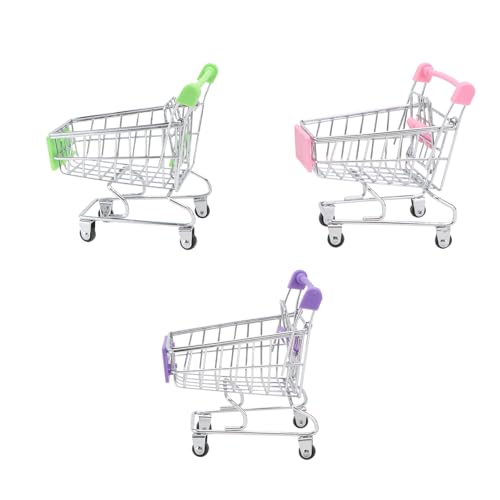WEKAMOS 3 Stück Mini Einkaufswagen für Metall Trolley mit Elektroplattierung Grün Rollenspiel Zubehör für Kreative Spiele und Aufbewahrung WEKAMOS 3 Stück Mini Einkaufswagen für Metall Trolley mit Elektroplattierung Grün Rollenspiel Zubehör für Kreative Spiele und Aufbewahrung von WEKAMOS