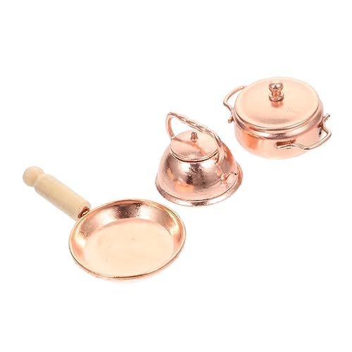 WEKAMOS 3stücke Teiliges Miniatur Kochgeschirr Für Puppenhausdekoration Praktische Miniatur-küchenaccessoires Für Zubehör Für Kreative Mini-landschaften WEKAMOS 3stücke Teiliges Miniatur Kochgeschirr Für Puppenhausdekoration Praktische Miniatur-küchenaccessoires Für Zubehör Für Kreative Mini-landschaften von WEKAMOS