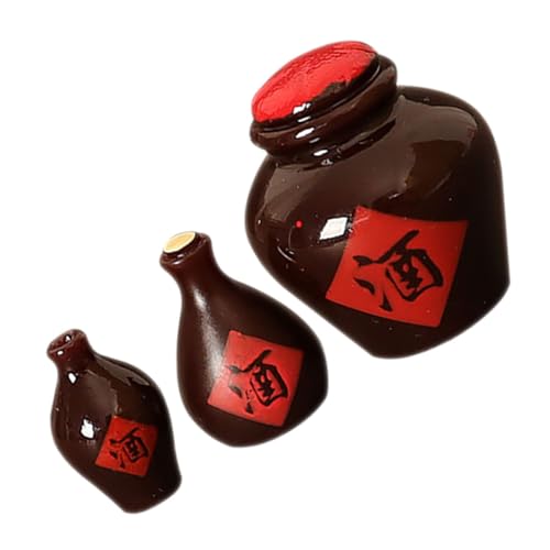 WEKAMOS 3 Stück Puppenhaus-Modell Mini-Flaschen-Puppenhaus Artikel Figuren Miniatur Ding puppenhaus deko Puppenhaus Modell Mini -Flaschen Alkohol Mini-Alkoholflaschen Harz Dark Brown WEKAMOS 3 Stück Puppenhaus-Modell Mini-Flaschen-Puppenhaus Artikel Figuren Miniatur Ding puppenhaus deko Puppenhaus Modell Mini -Flaschen Alkohol Mini-Alkoholflaschen Harz Dark Brown von WEKAMOS