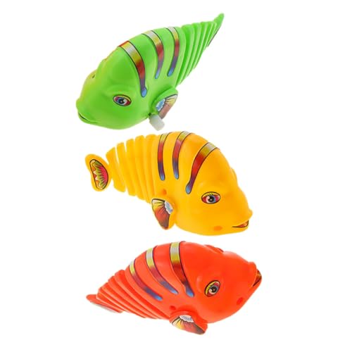 WEKAMOS 3 Stück Schwungfischspielzeug Spielzeuge Fischspielzeug Für Die Badewanne Wasserspielzeug Cartoon-uhrwerkspielzeug Aufgeben Wasserbadspielzeug Partyspielzeug Plastik WEKAMOS 3 Stück Schwungfischspielzeug Spielzeuge Fischspielzeug Für Die Badewanne Wasserspielzeug Cartoon-uhrwerkspielzeug Aufgeben Wasserbadspielzeug Partyspielzeug Plastik von WEKAMOS