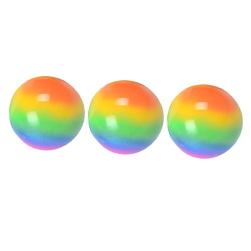 WEKAMOS 3 Stück Stress Relief Squeeze Bälle Decompressionsspielzeug aus Flexiblem TPR Material Elastische Stressbälle für Erwachsene für Schule Büro und Zuhause zur Stressabbau und von WEKAMOS