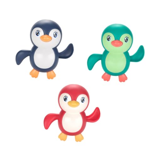 WEKAMOS 3 Stück Teiliges Aufzieh Badespielzeug im Cartoon Pinguin Design Farbenfrohe Badewannenspielzeuge für Kleinkinder Fördert die Fantasie und Hand Augen Koordination WEKAMOS 3 Stück Teiliges Aufzieh Badespielzeug im Cartoon Pinguin Design Farbenfrohe Badewannenspielzeuge für Kleinkinder Fördert die Fantasie und Hand Augen Koordination von WEKAMOS