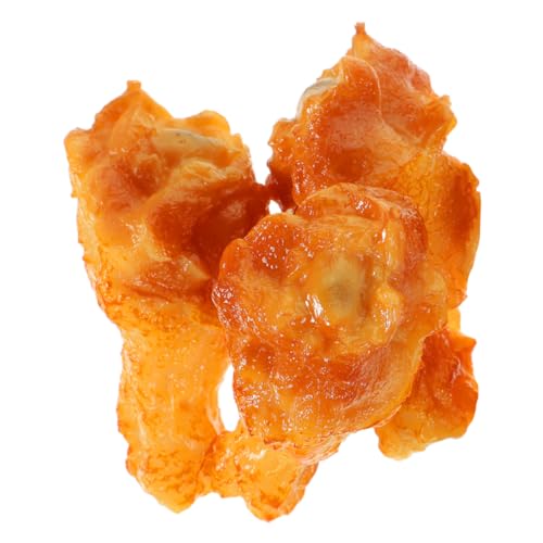 WEKAMOS 3 Stück Teiliges Realistische Künstliche Hähnchenflügel für Kinderküche Detailgetreues Faux Food Modell Lebensnahes Gefälschtes Brathähnchen Drumstick Requisit für Rollenspiele WEKAMOS 3 Stück Teiliges Realistische Künstliche Hähnchenflügel für Kinderküche Detailgetreues Faux Food Modell Lebensnahes Gefälschtes Brathähnchen Drumstick Requisit für Rollenspiele von WEKAMOS