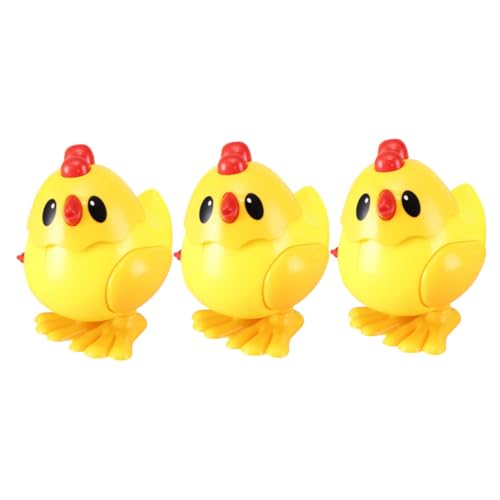 WEKAMOS 3 Stück Wind up Hühnchen Cartoon Tiere Sicher für Garten und Drinnen Fördert Koordination Fantasie und Tiererkennung Zufällige Farbe Zufällige Farbe von WEKAMOS
