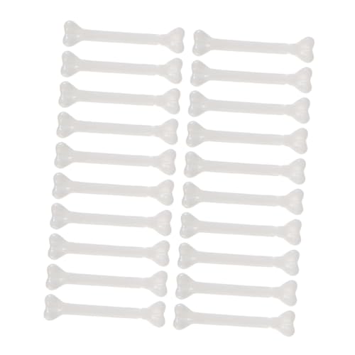 WEKAMOS 30 Stück Teiliges Kunststoff Knochendeko Realistische Halloween Deko Skelett Requisiten für Horror Partys und Bühnenauftritte von WEKAMOS