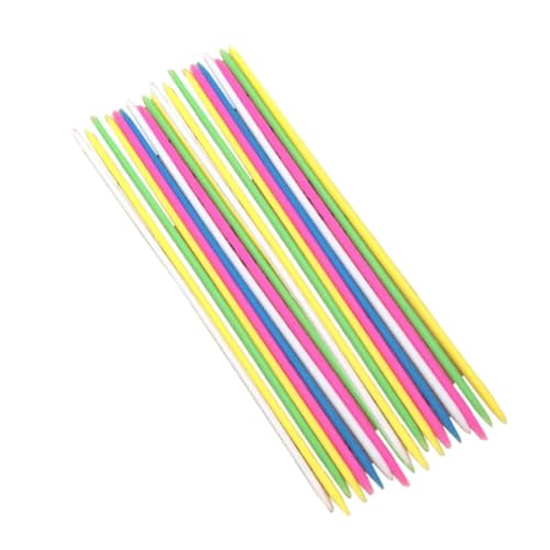 WEKAMOS 30 Stück Teiliges Pick Up Sticks Spiel Bunt Riesen Holzstäbe für Fördert Feinmotorik und Hand Auge Koordination Kreatives Familienspiel Drinnen und Draußen Geeignet für von WEKAMOS