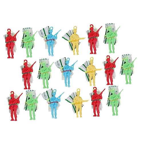 WEKAMOS 30Stücke Fallschirmspielzeug für Outdoor Handwurffähig Fördert Kreativität und Geschicklichkeit für Geburtstage und Feiertage von WEKAMOS