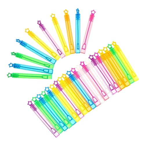 WEKAMOS 30Stücke Nachfüllbare Blasenstäbe Tragbare Seifenblasenröhren für Hochzeiten Partys Ergonomischer Griff Regenbogenfarben für Outdoor Aktivitäten WEKAMOS 30Stücke Nachfüllbare Blasenstäbe Tragbare Seifenblasenröhren für Hochzeiten Partys Ergonomischer Griff Regenbogenfarben für Outdoor Aktivitäten von WEKAMOS