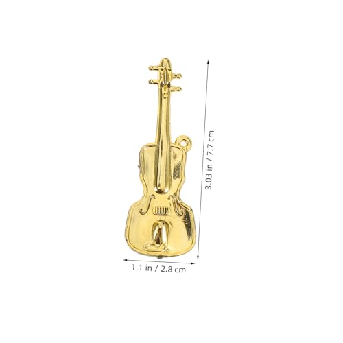 WEKAMOS 35 Stück Teiliges Mini Musikinstrumente Set Detaillierte Miniaturen Violine Trompete Gitarre Saxophon Vielseitige Puppenhaus Dekoration Kinderfreundliche Ornamentsammlung für von WEKAMOS