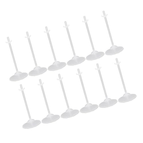 WEKAMOS 36 Stück Teiliges Transparentes Puppenständer aus Robustem Kunststoff Verstellbarer Taillenstütze für Stabile Doll Rack Display Halterung für Sammelfiguren und Lebensechte Puppen von WEKAMOS