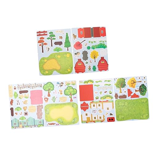 WEKAMOS 3Sätze Puzzle Lernspielzeug für Landhaus Zoo Pädagogisches Formkenntnissen für Kreative Entwicklung von Jungen WEKAMOS 3Sätze Puzzle Lernspielzeug für Landhaus Zoo Pädagogisches Formkenntnissen für Kreative Entwicklung von Jungen von WEKAMOS