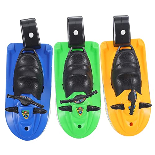 WEKAMOS 3Stücke Teiliges Aufziehbares Motorboot für Lustiges Wasserspielzeug für Badewanne und Fördert Kreativität und Koordination für Junge Mädchen und Kleinkinder von WEKAMOS