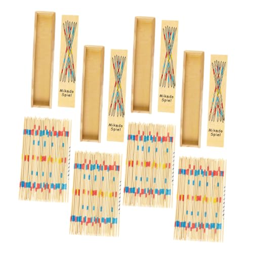 WEKAMOS 4 Boxen Holzspielzeug für Pick Up Sticks und Sozialen Fähigkeiten für und Gemeinsame Spiele WEKAMOS 4 Boxen Holzspielzeug für Pick Up Sticks und Sozialen Fähigkeiten für und Gemeinsame Spiele von WEKAMOS