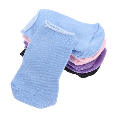 WEKAMOS 4 Paare Puppensocken Socken Für Babypuppen Für Babysocken Puppenkleid Stoff WEKAMOS 4 Paare Puppensocken Socken Für Babypuppen Für Babysocken Puppenkleid Stoff von WEKAMOS