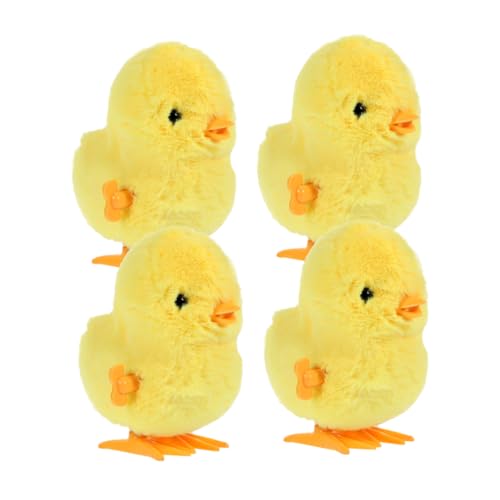 WEKAMOS 4 Stück Aufzieh Küken Lustige Kompakte Hühner für Osterkörbchen Füller und für Partys und Feiertage WEKAMOS 4 Stück Aufzieh Küken Lustige Kompakte Hühner für Osterkörbchen Füller und für Partys und Feiertage von WEKAMOS