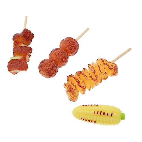 WEKAMOS 4 Stück Barbecue -Spießspielzeuge simuliertes Spielmodelle für Simulationsspielzeug Kinderspielzeug Grillspielzeug Tu so, als würdest du Grillen PVC WEKAMOS 4 Stück Barbecue -Spießspielzeuge simuliertes Spielmodelle für Simulationsspielzeug Kinderspielzeug Grillspielzeug Tu so, als würdest du Grillen PVC von WEKAMOS