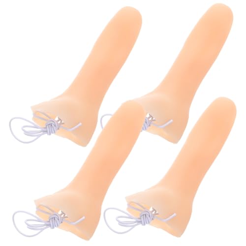 WEKAMOS 4 Stück Cosplay-Nase lang Party WHO Nase Halloween-Kostüm gefälscht Holzpuppennase Lustige Nase Kunststoff Nase Spaßige Verkleidungsnase große Nase falsche Hexennase Vinyl Beige WEKAMOS 4 Stück Cosplay-Nase lang Party WHO Nase Halloween-Kostüm gefälscht Holzpuppennase Lustige Nase Kunststoff Nase Spaßige Verkleidungsnase große Nase falsche Hexennase Vinyl Beige von WEKAMOS