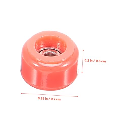 WEKAMOS 4 Stück Finger Skateboard Räder Teiliges Hochgeschwindigkeits Lager Kunststoff Zubehör für Finger Roller Skateboard Fingertip Sportspielzeug für Erwachsene WEKAMOS 4 Stück Finger Skateboard Räder Teiliges Hochgeschwindigkeits Lager Kunststoff Zubehör für Finger Roller Skateboard Fingertip Sportspielzeug für Erwachsene von WEKAMOS