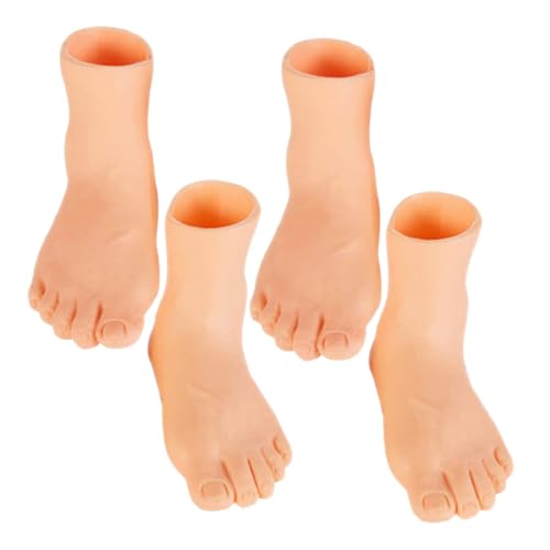 WEKAMOS 4 Stück Katze Streichelt Mini- Fingerpuppen Beige Plastik WEKAMOS 4 Stück Katze Streichelt Mini- Fingerpuppen Beige Plastik von WEKAMOS