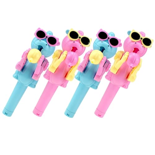 WEKAMOS 4stücke Lutscher-Roboter Halter Für Junge Mädchen Blau Und Kreatives Spielzeug Mit Cartoon-Design Sicheres Material Lustige Lutscherpräsentation Für Jungen Und Mädchen von WEKAMOS