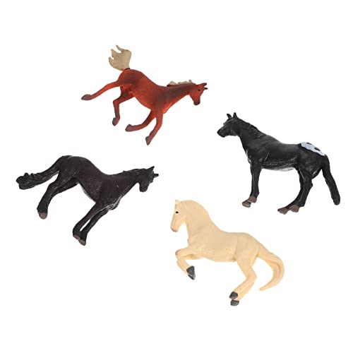 WEKAMOS 4 Stück Pferdemodell Spielzeugfiguren realistische Pferdefiguren Miniatur-Pferdefiguren Spielzeugpferd Spieltierfiguren für Desktop-Pferdefiguren Plastik WEKAMOS 4 Stück Pferdemodell Spielzeugfiguren realistische Pferdefiguren Miniatur-Pferdefiguren Spielzeugpferd Spieltierfiguren für Desktop-Pferdefiguren Plastik von WEKAMOS