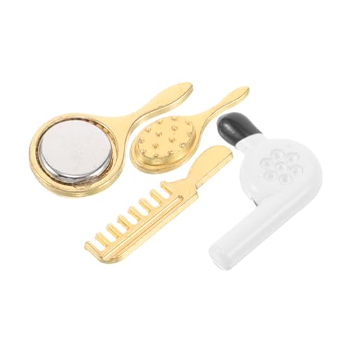WEKAMOS 4 Stück Puppenhaus mini haartrockner Afro-Haarkamm Puppenbürste Haarwuchskamm Haarseite Kamm Puppen-Make-up-Zubehör Mini-Dinge Haarkamm waschen Miniatur-Make-up Legierung WEKAMOS 4 Stück Puppenhaus mini haartrockner Afro-Haarkamm Puppenbürste Haarwuchskamm Haarseite Kamm Puppen-Make-up-Zubehör Mini-Dinge Haarkamm waschen Miniatur-Make-up Legierung von WEKAMOS