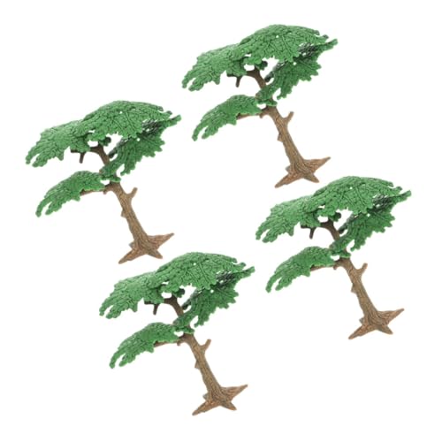 WEKAMOS 4 Stück Simulation Landschaftsbaum Sandtisch Modell Materialien DIY Modell Von Sandtisch Miniaturbäume Mikro Landschaftsmodell Baum Spur Szene Zubehör Baum Mikro Landschaftsbaum von WEKAMOS