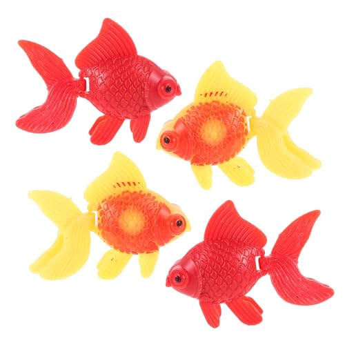 WEKAMOS 4 Stück Simulations-goldfischmodell Miniatur-fischdekoration Fisch Figur Künstlicher Aus Kunststoff Künstliche Schwimmende Fische Aquariumdekorationen Plastik WEKAMOS 4 Stück Simulations-goldfischmodell Miniatur-fischdekoration Fisch Figur Künstlicher Aus Kunststoff Künstliche Schwimmende Fische Aquariumdekorationen Plastik von WEKAMOS