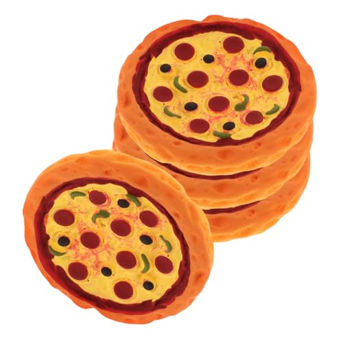 WEKAMOS 4 Stück Simulationspizza Puppenhaus Lebensmittelmodell Pizza-Modell Mini-hausverzierung Puppenhaus Simulierte Pizza Puppenhaus Miniatur Pizza Stütze Für Geschäft Harz WEKAMOS 4 Stück Simulationspizza Puppenhaus Lebensmittelmodell Pizza-Modell Mini-hausverzierung Puppenhaus Simulierte Pizza Puppenhaus Miniatur Pizza Stütze Für Geschäft Harz von WEKAMOS