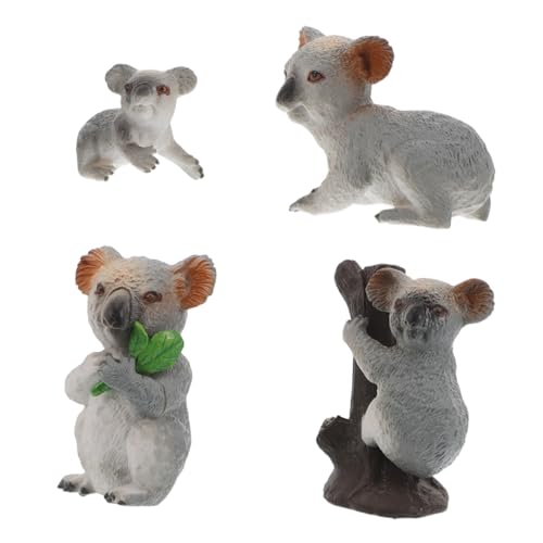 WEKAMOS 4 Stück Simulationstiermodell Koalabär-Figuren Koala Tierkuchendekorationen DIY Koala -terrariumhandwerk Mini Koala Bärenfiguren Koala-partyzubehör Koala-miniaturfiguren Grey PVC WEKAMOS 4 Stück Simulationstiermodell Koalabär-Figuren Koala Tierkuchendekorationen DIY Koala -terrariumhandwerk Mini Koala Bärenfiguren Koala-partyzubehör Koala-miniaturfiguren Grey PVC von WEKAMOS