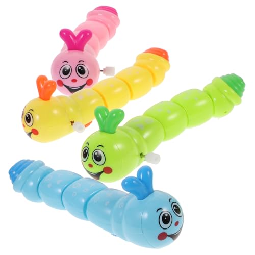 WEKAMOS 4 Stück Teiliges Aufziehraupen für Bunte Cartoon Designs Umweltfreundlich ohne Batterie Robust und Langlebig als Kinderzimmer Deko und Interaktives Zufällige Farbe Zufällige Farbe WEKAMOS 4 Stück Teiliges Aufziehraupen für Bunte Cartoon Designs Umweltfreundlich ohne Batterie Robust und Langlebig als Kinderzimmer Deko und Interaktives Zufällige Farbe Zufällige Farbe von WEKAMOS