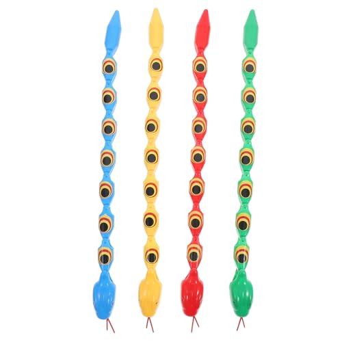WEKAMOS 4 Stück Teiliges Bunte Realistische Schlangenspielzeuge mit Beweglichen Gelenken Lustige Scherzartikel für Partydeko und Gartenschmuck Farbenfrohe Nachbildung für Spannende Spiele WEKAMOS 4 Stück Teiliges Bunte Realistische Schlangenspielzeuge mit Beweglichen Gelenken Lustige Scherzartikel für Partydeko und Gartenschmuck Farbenfrohe Nachbildung für Spannende Spiele von WEKAMOS