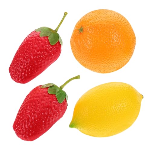 WEKAMOS 4 Stück Teiliges Frucht Shaker Musikinstrument für Robustes Leichtes Fördert Hand Auge koordination Geeignet für Party Kindergarten und Lernspielzeug von WEKAMOS