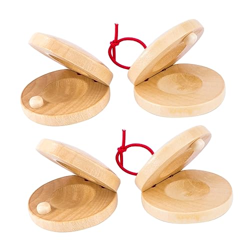 WEKAMOS 4 Stück Teiliges Holz Percussion für Frühkindliche Musikinstrumente Rhythmus und Musikalischem Talent für Vorschulkinder und Musikalische Früherziehung WEKAMOS 4 Stück Teiliges Holz Percussion für Frühkindliche Musikinstrumente Rhythmus und Musikalischem Talent für Vorschulkinder und Musikalische Früherziehung von WEKAMOS