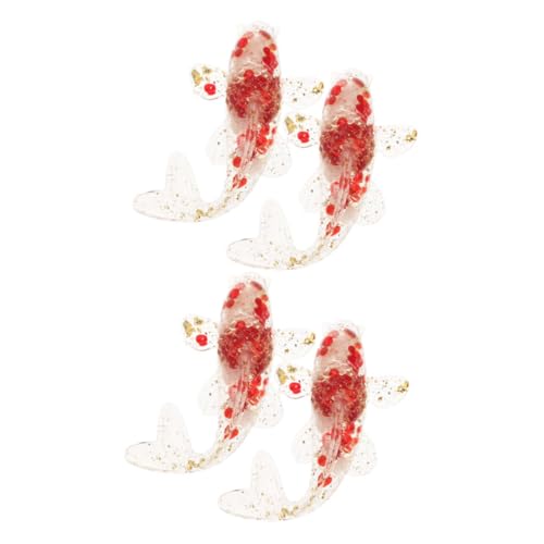 WEKAMOS 4 Stück Teiliges Kristall fischfigurenset Kleine Dekorative Karpfen aus Natürlichem Weißem mit Rotem Glas und Goldfolie Elegante Tischdeko Langlebige Wohnraum Büroornamente WEKAMOS 4 Stück Teiliges Kristall fischfigurenset Kleine Dekorative Karpfen aus Natürlichem Weißem mit Rotem Glas und Goldfolie Elegante Tischdeko Langlebige Wohnraum Büroornamente von WEKAMOS