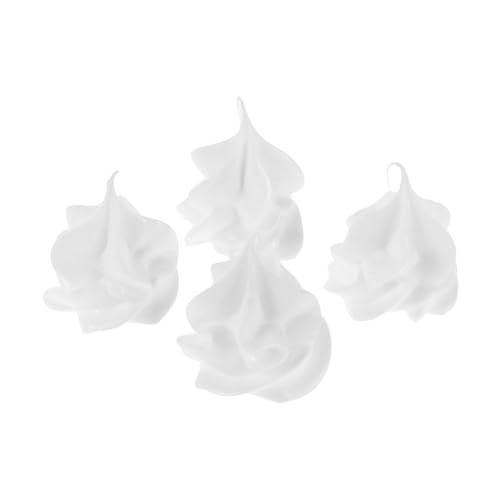 WEKAMOS 4 Stück Teiliges Künstliche Eiskugeln Realistische Dessert Deko Künstlicher Eiscreme Topper für Diy Bastelprojekte Langlebige Verblassungsbeständige Deko für Zuhause Party Laden von WEKAMOS