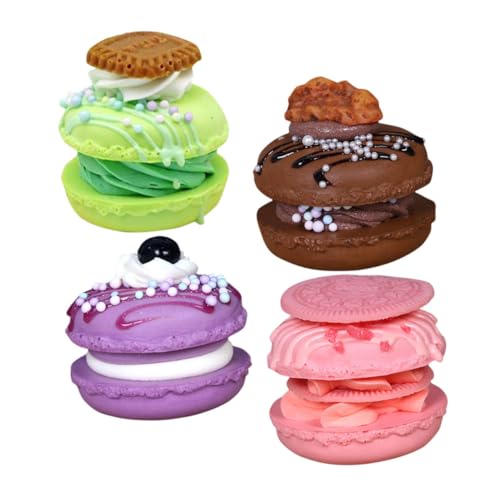 WEKAMOS 4 Stück Teiliges Künstliche Macaron Modell Kuchen Dekoration Fotografie Requisiten für Party und Zuhause für Schaufenster und Innendekoration WEKAMOS 4 Stück Teiliges Künstliche Macaron Modell Kuchen Dekoration Fotografie Requisiten für Party und Zuhause für Schaufenster und Innendekoration von WEKAMOS