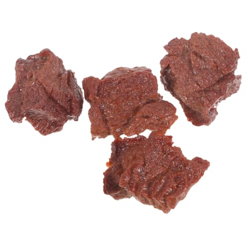 WEKAMOS 4 Stück Teiliges Künstliches Rindersteak Modell aus Realistische Fleischattrappe Lebensmittelecht Wirkendes Küchen Dekor Wiederverwendbares Simulations Fleisch für Foto Requisiten WEKAMOS 4 Stück Teiliges Künstliches Rindersteak Modell aus Realistische Fleischattrappe Lebensmittelecht Wirkendes Küchen Dekor Wiederverwendbares Simulations Fleisch für Foto Requisiten von WEKAMOS
