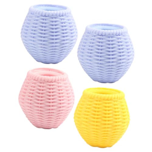 WEKAMOS 4 Stück Teiliges Langsam Aufsteigender Tier Squeeze Toys Weiche Stressabbauende Spielzeuge Kompakt und Tragbar für Büro Schule und Partydekoration von WEKAMOS