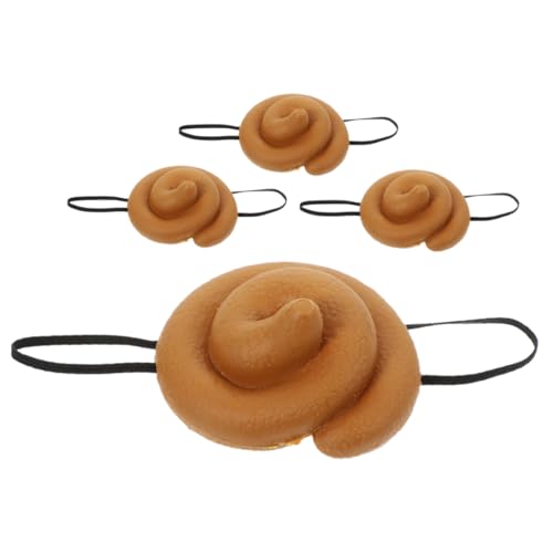 WEKAMOS 4 Stück Teiliges Lustiger Poop Hüte mit Realistischem Design Witzige Kopfbedeckung für Erwachsene Party requisite und Cosplay Kostüm für Aprilscherze und Fasching WEKAMOS 4 Stück Teiliges Lustiger Poop Hüte mit Realistischem Design Witzige Kopfbedeckung für Erwachsene Party requisite und Cosplay Kostüm für Aprilscherze und Fasching von WEKAMOS