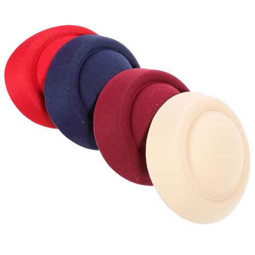 WEKAMOS 4 Stück Teiliges Mini Top Hat DIY Runde Hutbasis für Damen und Leichte und Sichere Materialien Kompakte für Kreative Hutgestaltung und Bastelprojekte von WEKAMOS